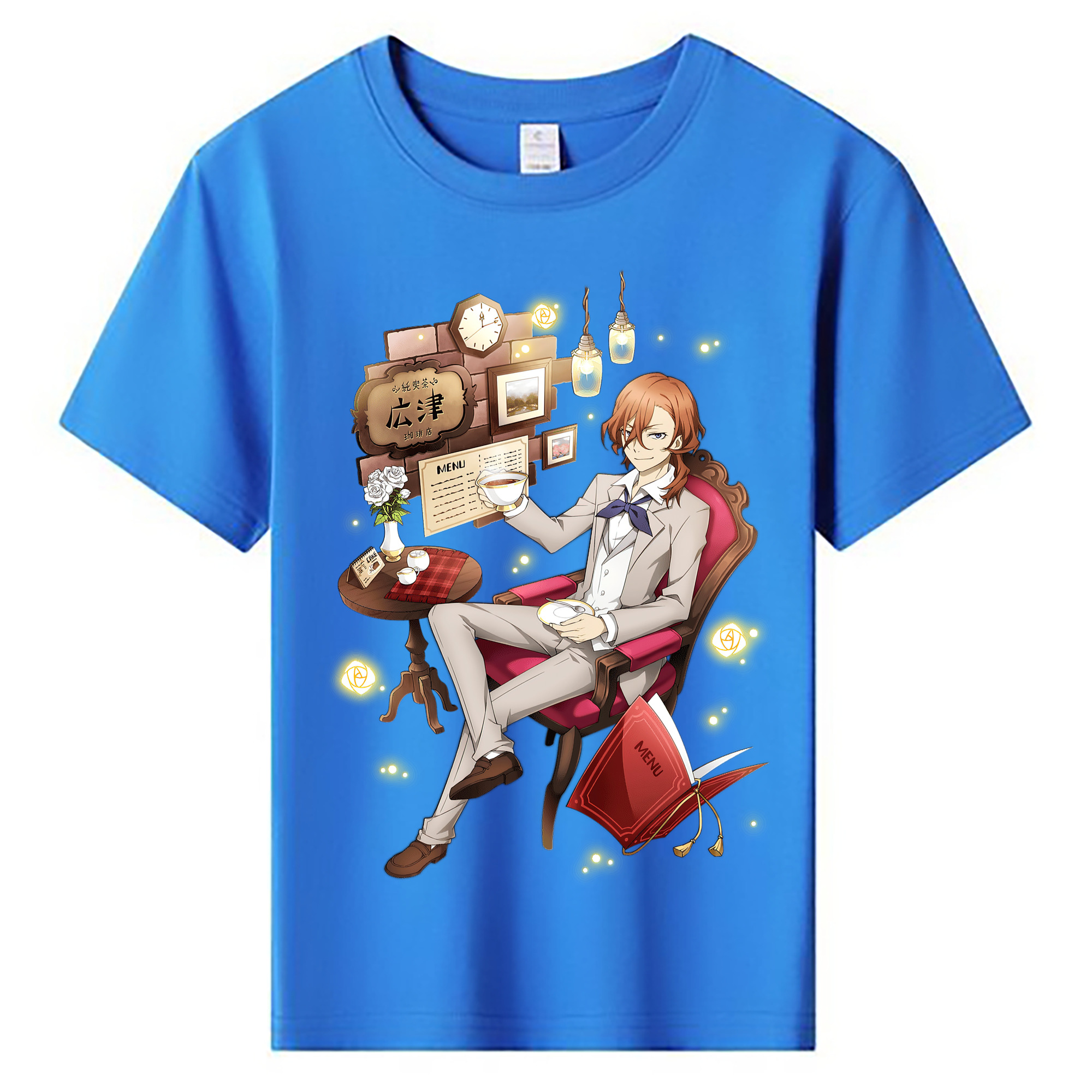 （画像用） 文豪ストレイドッグス Bungo Stray Dogs 綿100％キッズTシャツ（フロントプリント）
